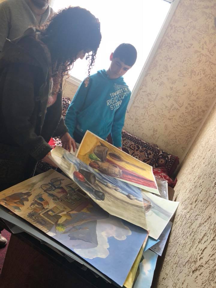 Hob (Job) Ghazaryan avec Theresa Mkhitarian
