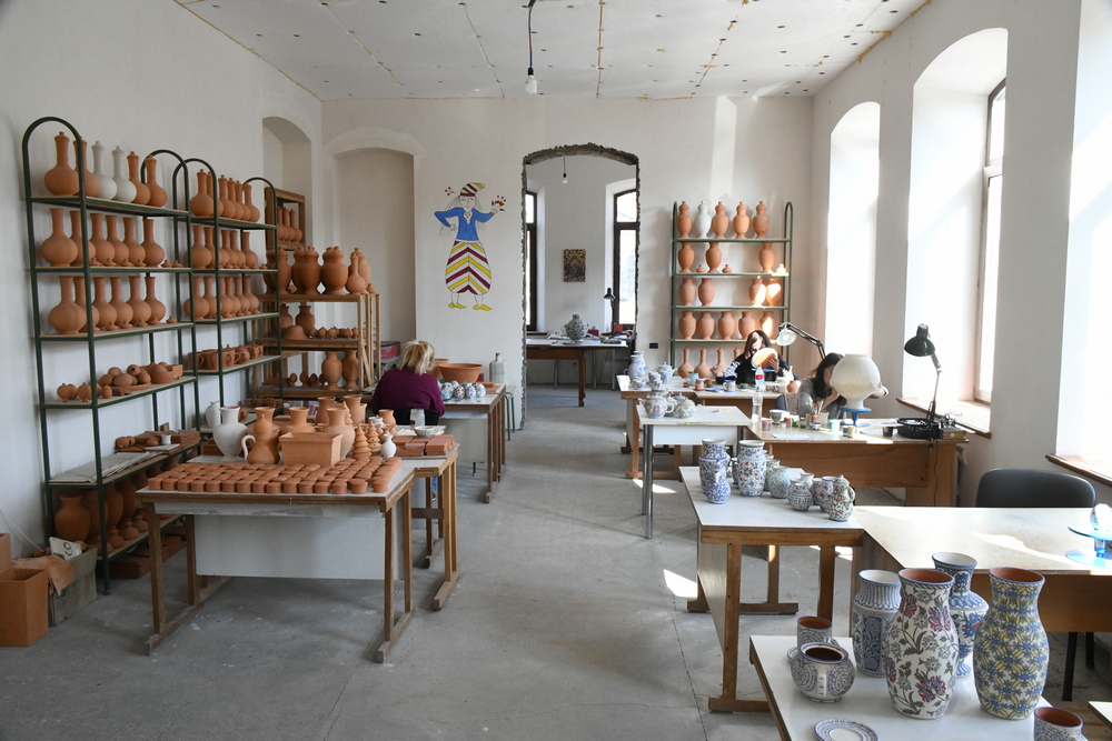 Transfert des compétences à l’atelier de céramique à Gumri