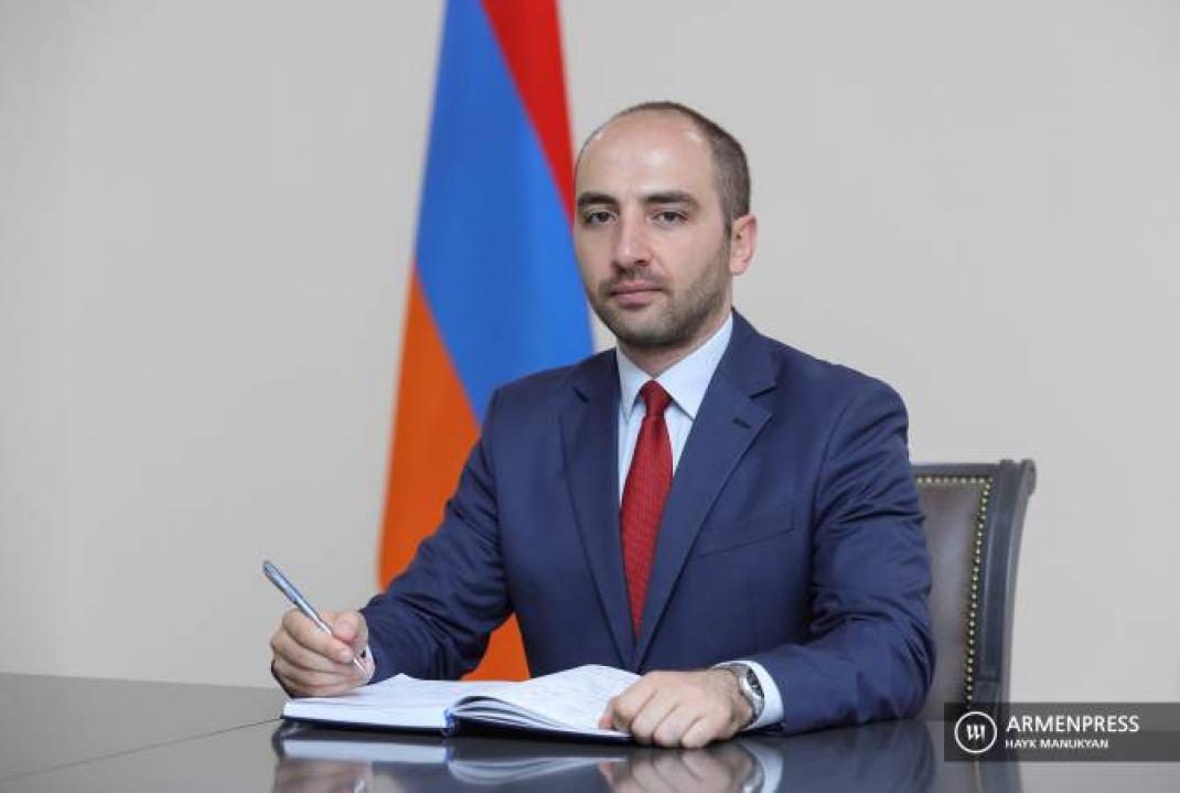 Vahan Hunanyan, porte-parole du ministère des Affaires étrangères