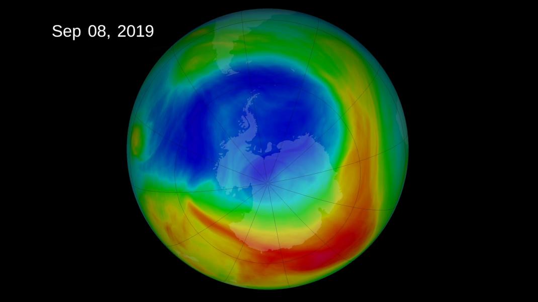 L'état de la couche d'ozone sur la planète, données du septembre 2019
