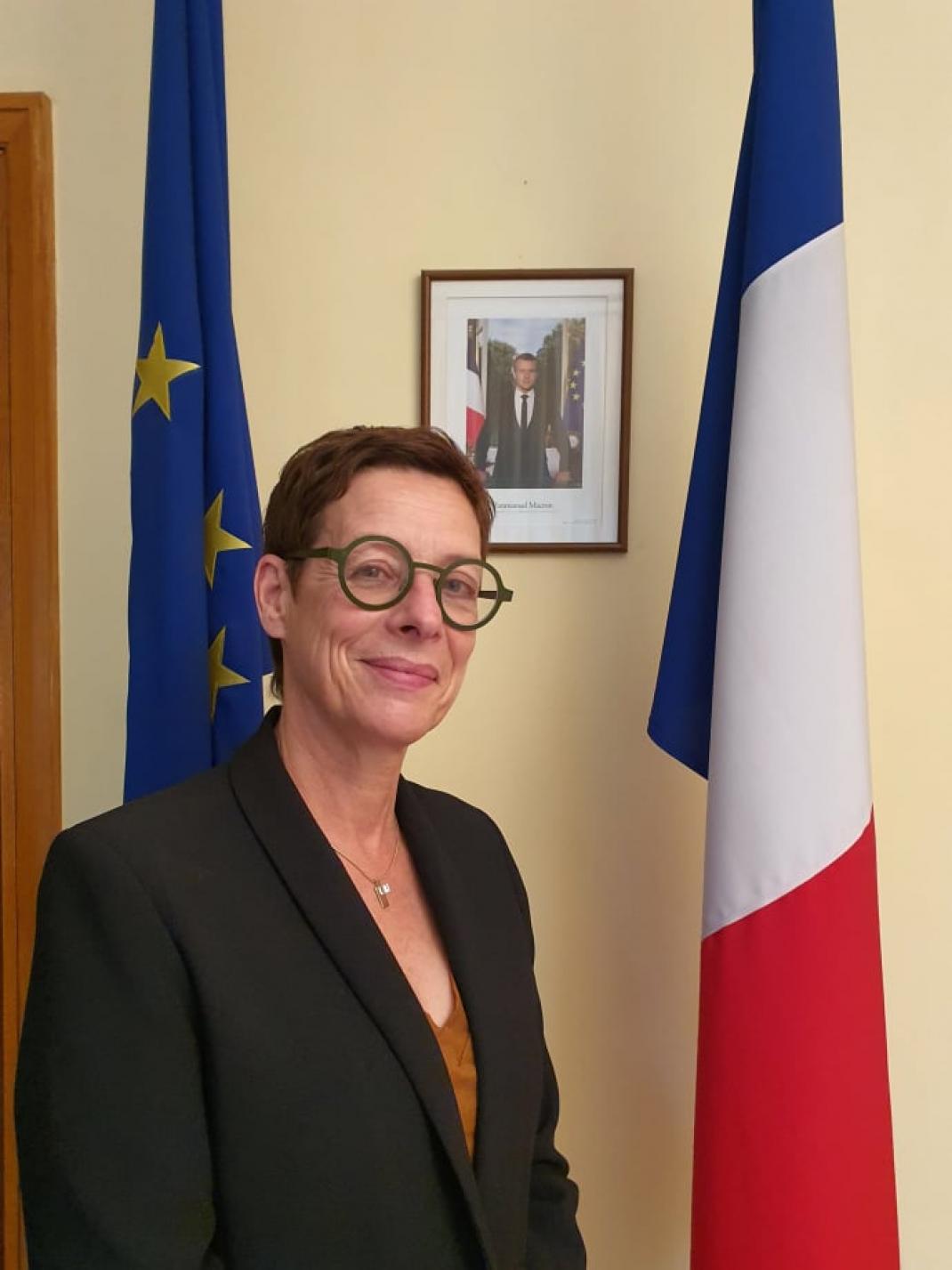Madame Anne Louyot, Ambassadrice extraordinaire et plénipotentiaire de France en Arménie
