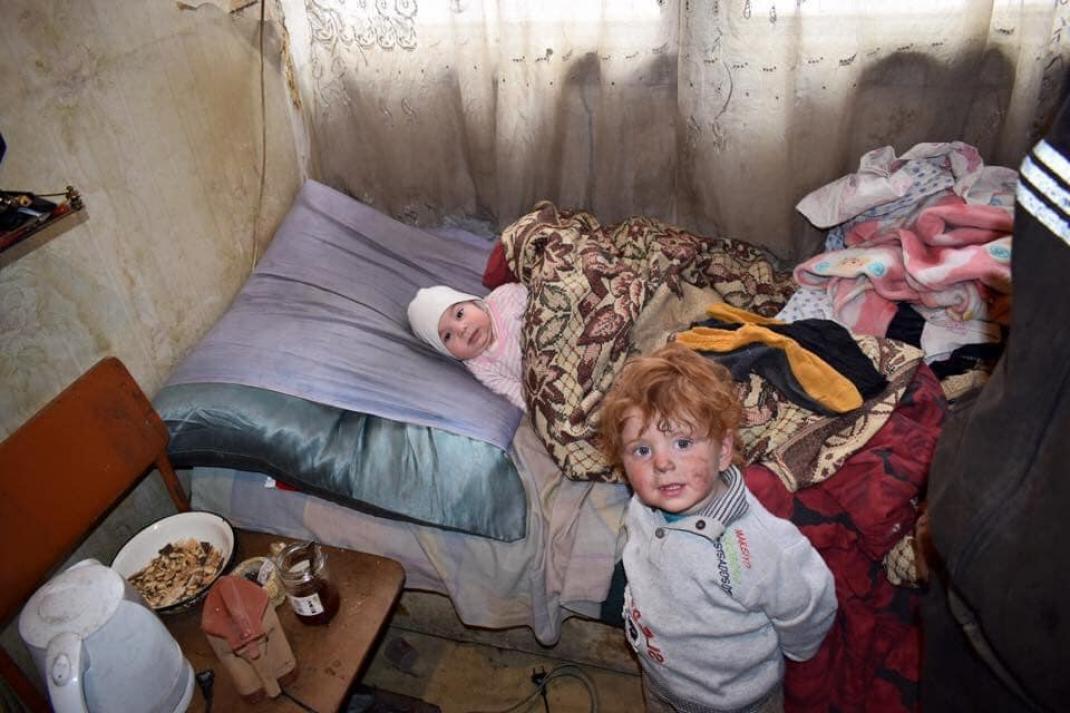Une famille à Gyumri. Photo: Teresa Mkhitaryan