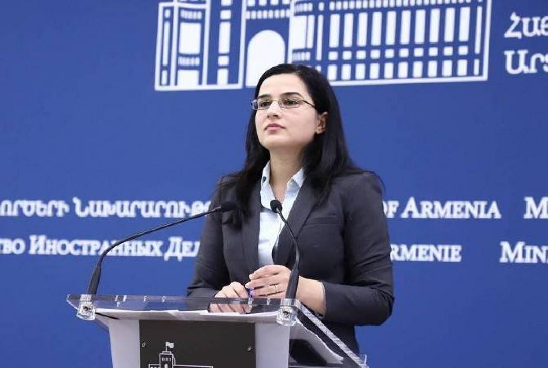 Anna Naghdalian, porte-parole du ministère arménien des Affaires étrangères