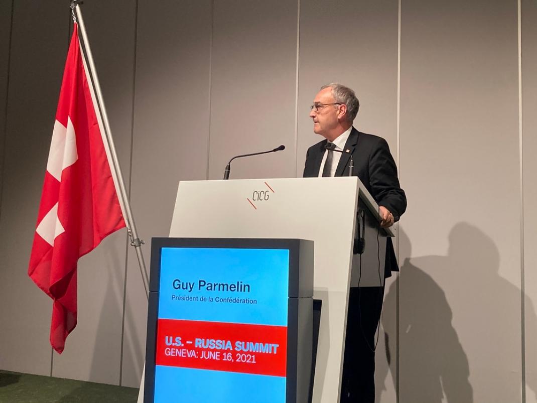 M. Guy Parmelin. Photo : Anna Aznavour