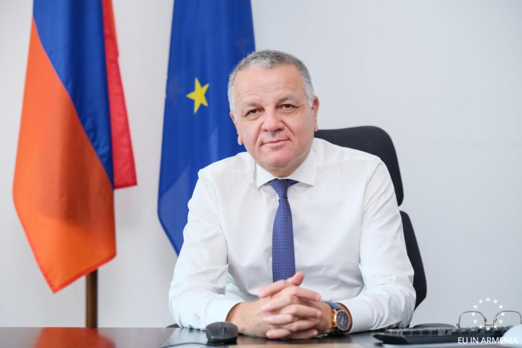 Le chef de la délégation de l'UE en Arménie, Vasilis Maragos