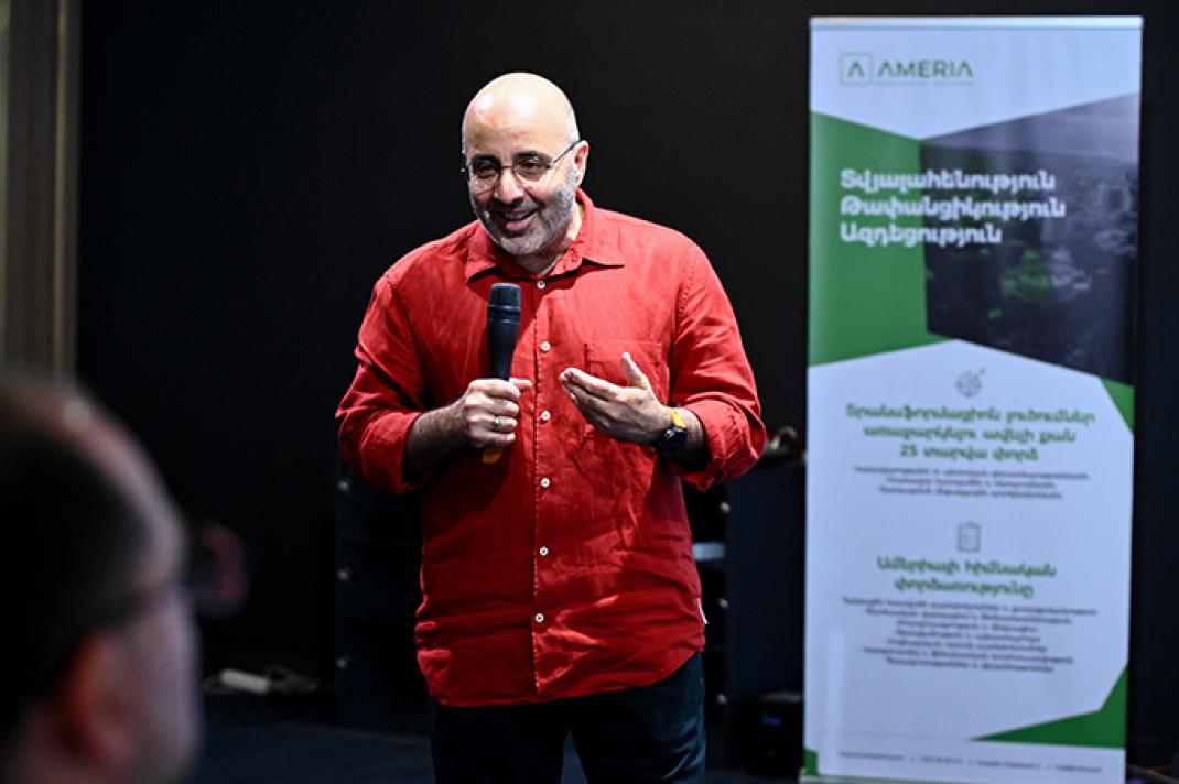 Tigran Jrbashyan, partenaire d'Ameria CJSC, directeur d'Ameria Management Consulting Service