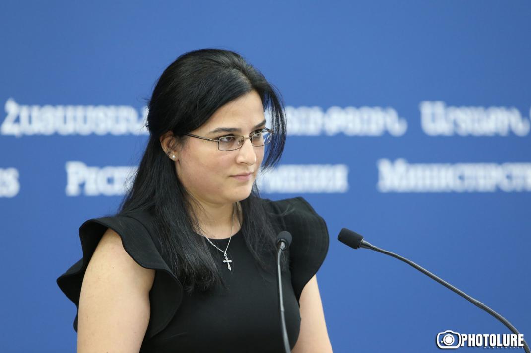 Anna Naghdalyan, porte-parole du ministère arménien des Affaires étrangères