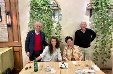 Le Conseil d'administration de KASA ( de gauche à droite) : Dario Bondilfi, Anahit Minassian, Monique Bondolfi, Michel Menny. Lucile Montariol est absente.