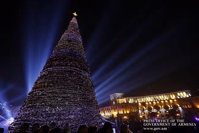 Pas de de décoration de Noël à Erevan cette année