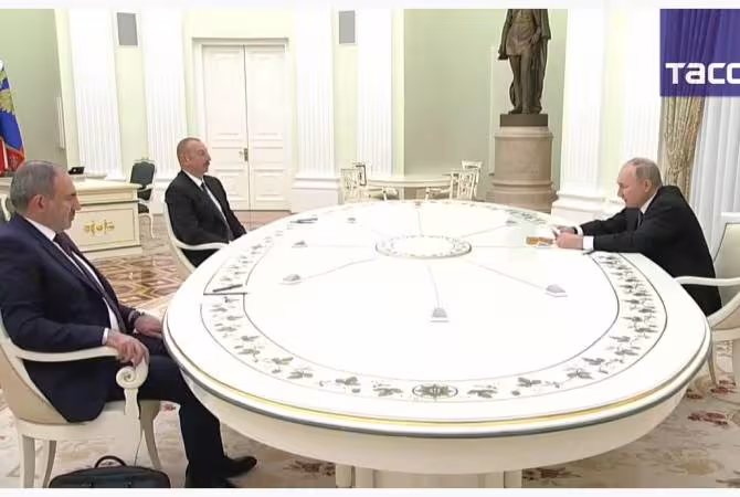 Réunion trilatérale entre Poutine, Pachinian et Aliyev