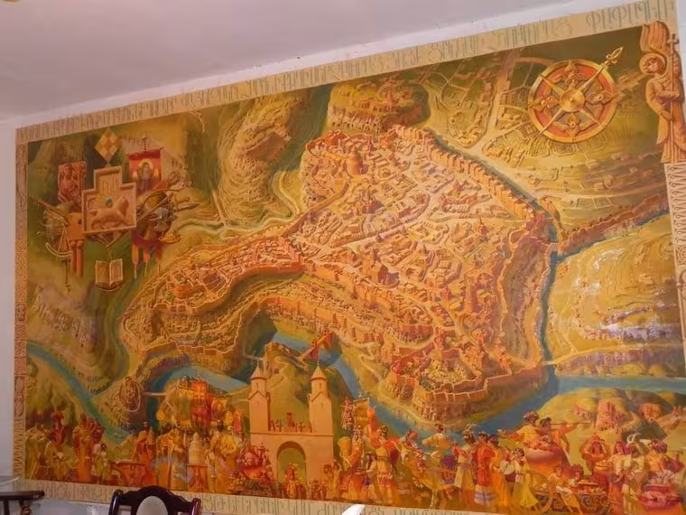 Une illustration grand format de la ville d'Ani