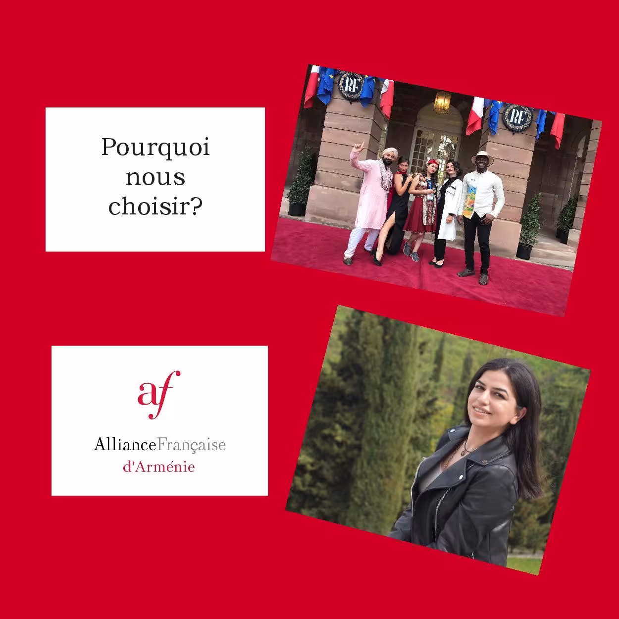 Les étudiants de l’Alliance française d’Arménie toujours chanceux