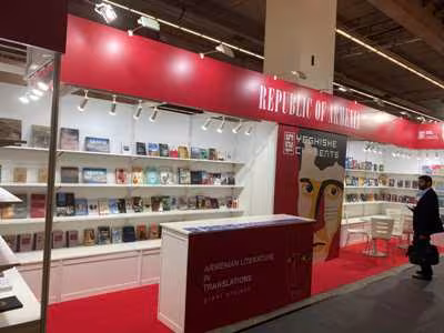 L'Arménie a participé à la Foire internationale du livre de Francfort avec un pavillon séparé