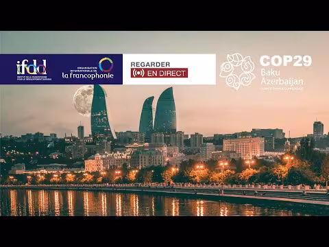 La Francophonie mobilisée à la COP29