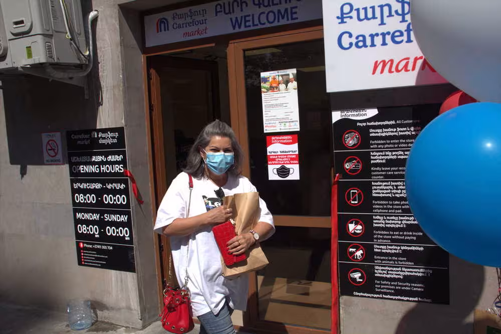 Carrefour multiplie les pains à Erevan