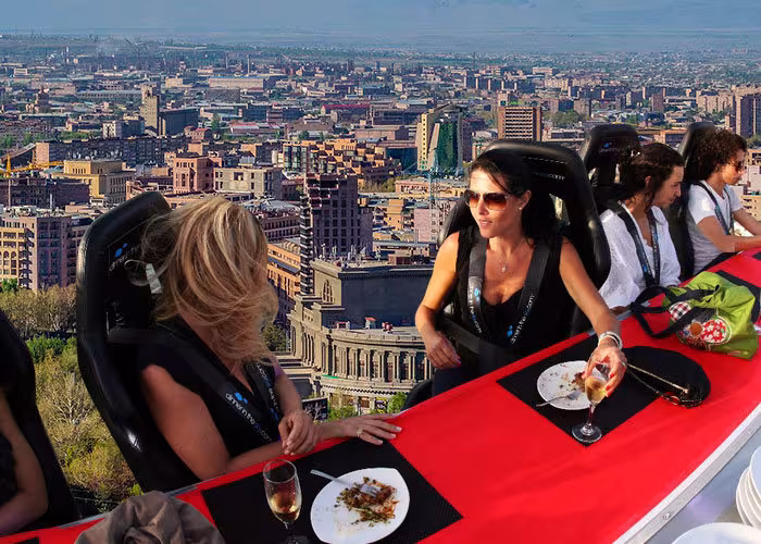 Un dîner en plein ciel d’Erevan