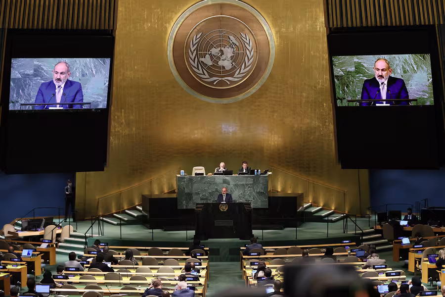 Pashinyan à l'ONU : « il n'existe qu'un seul corridor, et il s'agit du corridor de Lachin pour le Haut-Karabakh »